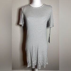 Michael Lauren short sleeve striped dress size XS